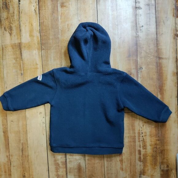 Gap Hoodie size 2T boys fleece navy blue sweatshirt perfect fall winter staple - Picture 3 of 4